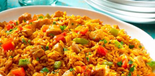 arroz con pollo receta