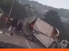 camión volcado Tazón