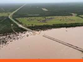 colapsó puente Texas lluvias
