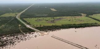 colapsó puente Texas lluvias
