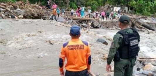 colapsó puente Río Guaitó Trujillo