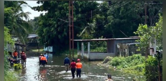 desborde del río Orinoco Amazonas