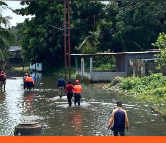 desborde del río Orinoco Amazonas