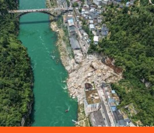 deslizamiento de tierra en China