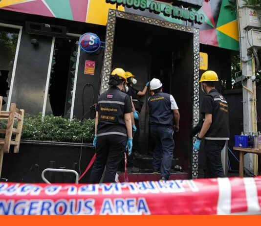incendio bar de Bangkok