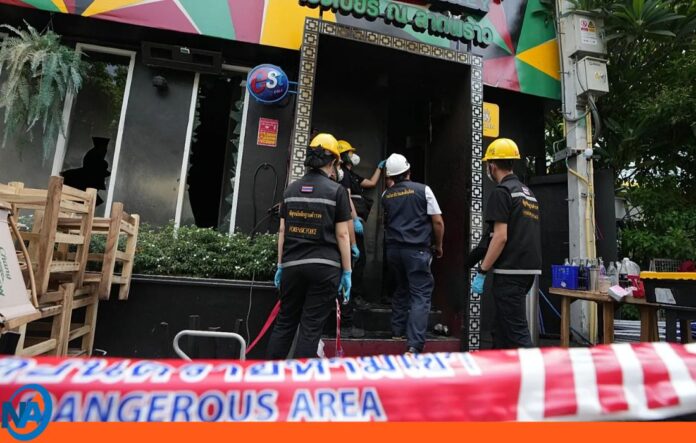 incendio bar de Bangkok