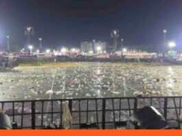 lluvia de granizo concierto Bad Bunny