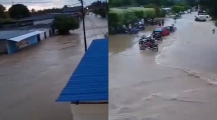 Fuertes lluvias provocan desbordamiento del río Arauca (+Video) lluvias desbordamiento río Arauca
