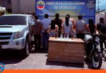 nueve detenidos Zulia desacato