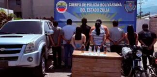 nueve detenidos Zulia desacato