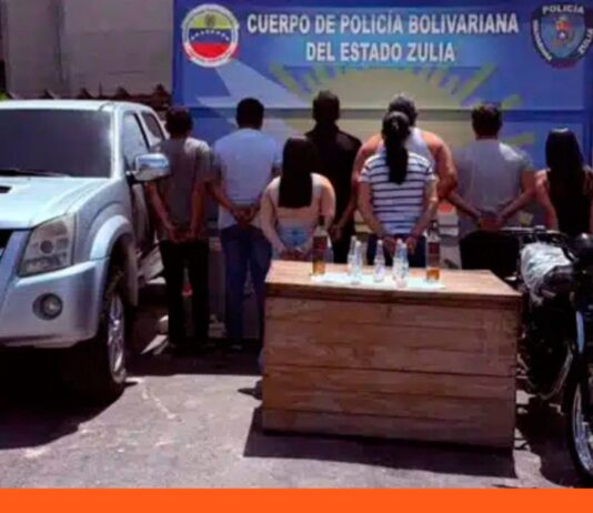 nueve detenidos Zulia desacato
