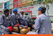 Operativo fumigación La Guaira