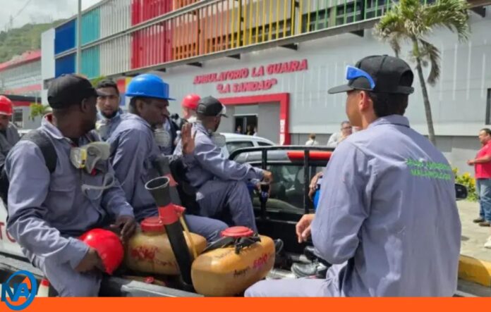 Operativo fumigación La Guaira