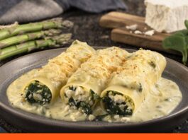 receta canelones ricota espinaca