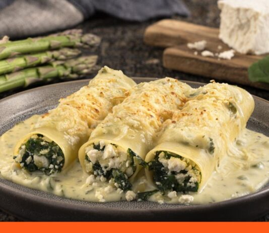 receta canelones ricota espinaca
