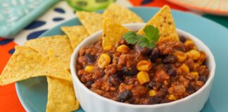 receta chili con carne