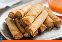 Receta de lumpias de jamón y vegetales: Crujientes y fáciles receta lumpias