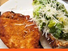 sándwich César de pollo
