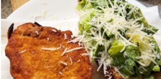 sándwich César de pollo