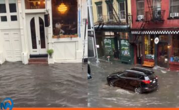 Tormenta eléctrica en Nueva York deja calles inundadas a un día de la final del Mundial 2026 tormentas eléctricas Nueva York
